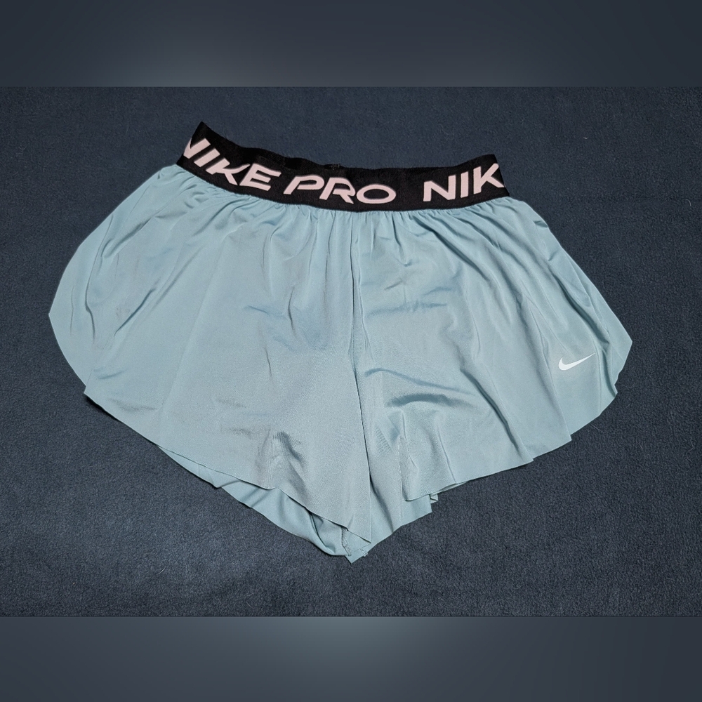 Nike Pro Light Blue Athletic Shorts Kids Sz: XL NWT